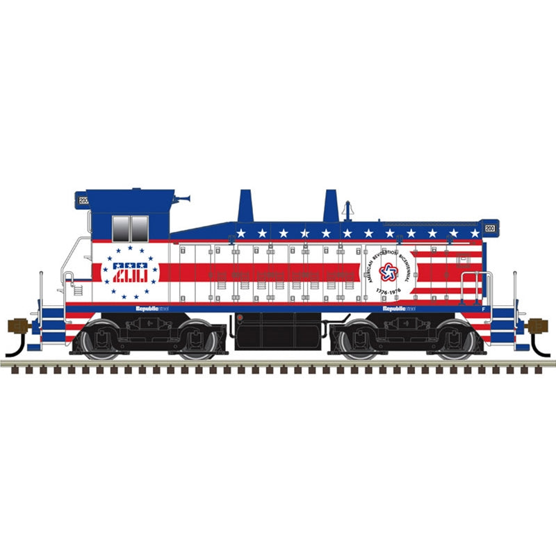 *PRE-ORDER* Atlas O Master # 30138855 Republic Steel SW9 Locomotive Cab # 200 - 3RL (ETA 2027)