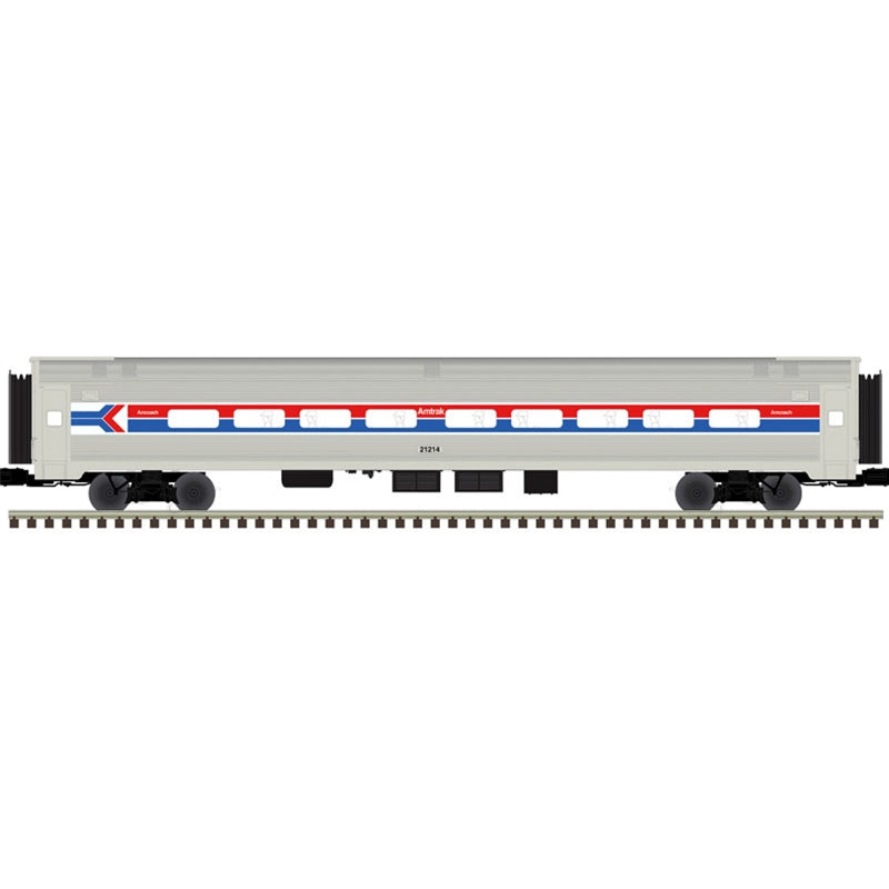 *PRE-ORDER* Atlas O Premier # 3003219 Amtrak Phase I Amfleet Passenger Coach Car Rd # 21214 or 21266 - 3RL (ETA 2027)