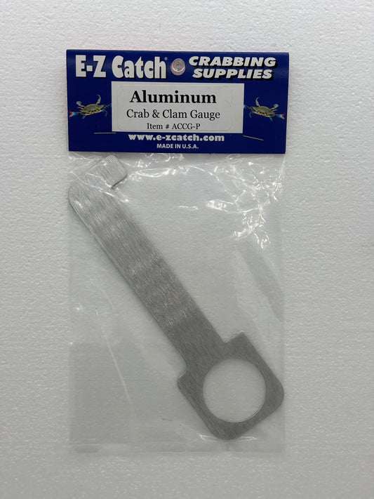 E-Z Catch Aluminum Crab & Clam Gauge