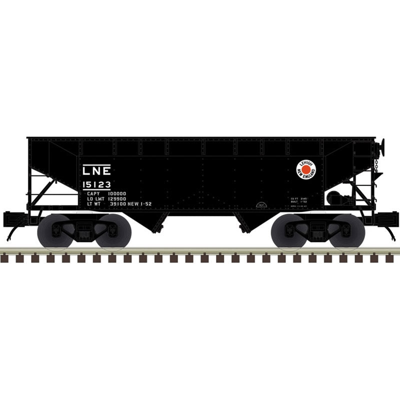 *PRE-ORDER* Atlas O Premier # 3003152 Lehigh New England 2 Bay Offset Hopper - Choose Rd # 15123, 15187, 15206, 15363 - 3RL (ETA 2027)
