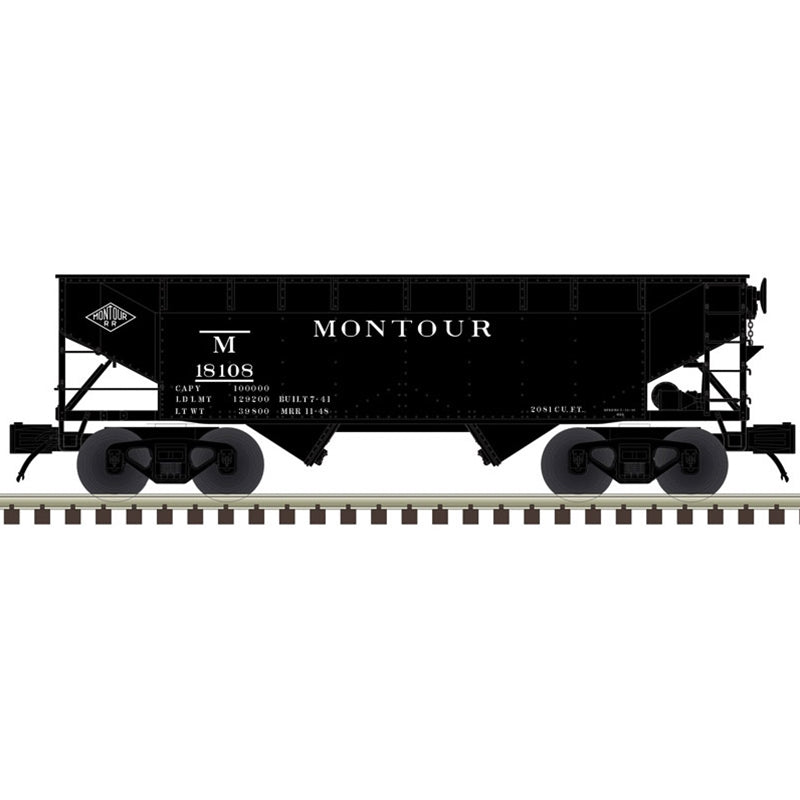 *PRE-ORDER* Atlas O Premier # 3003153 Montour 2 Bay Offset Hopper - Choose Rd # 18108, 18112, 18151, 18158 - 3RL (ETA 2027)