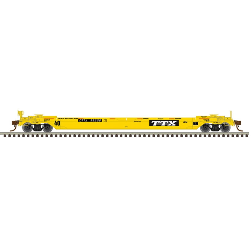 *PRE-ORDER* Atlas O Master # 3003161 TTX EARLY LOGO 40' REBUILT WELL CAR Rd # 59258, 59338, 59373, 59437 - 3RL (ETA 2027)