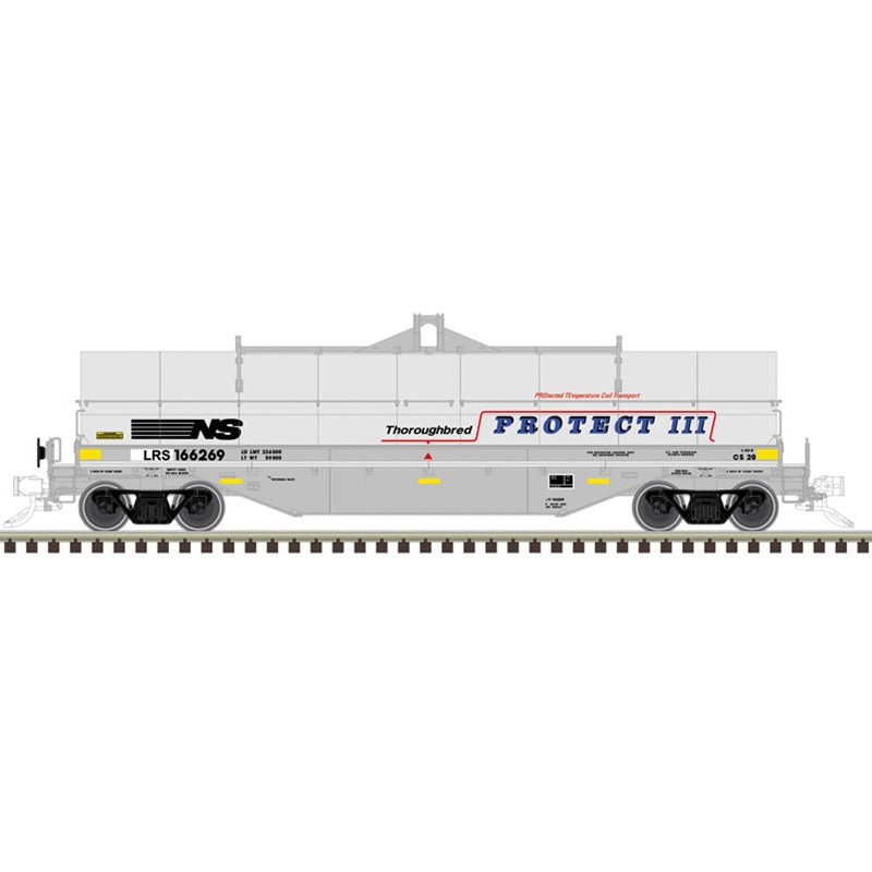 *PRE-ORDER* Atlas O Master # 3003194 LAURINBURG & SOUTHERN (LRS) 42' COIL STEEL CAR Rd # 166269, 166293, 166314, 166386 - 3RL (ETA 2027)