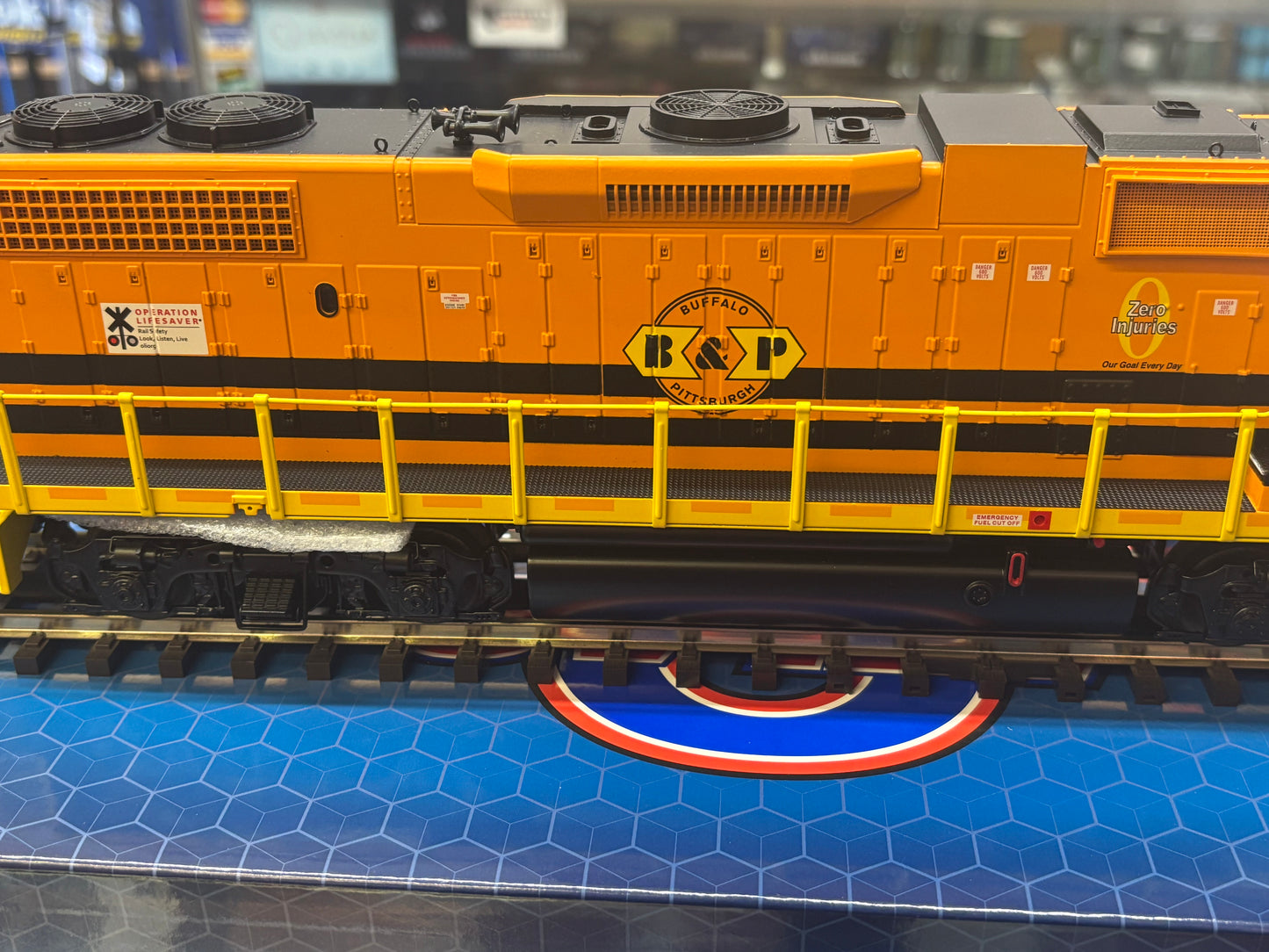 Now IN STOCK ( Buffalo & Pittsburgh Custom Premier Atlas O GP38-2 Cab # 3511 ( 3-Rail )