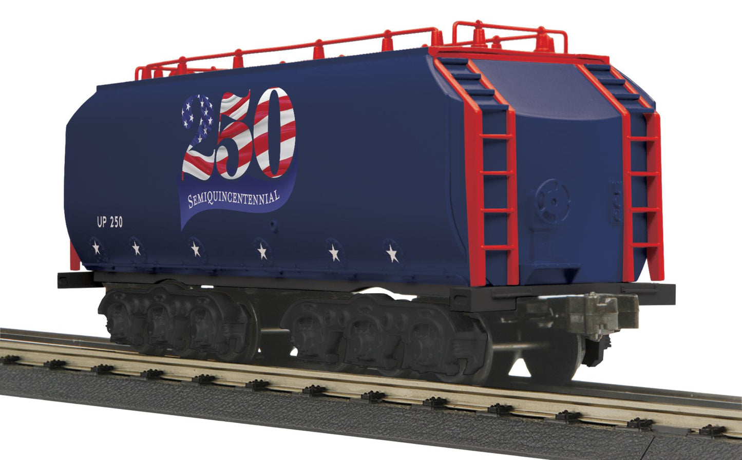 *PRE-ORDER* MTH # 30-30009 O Gauge RailKing Semiquincentennial Auxiliary Water Tender (Die-Cast) Rd # 250 - ETA 2027