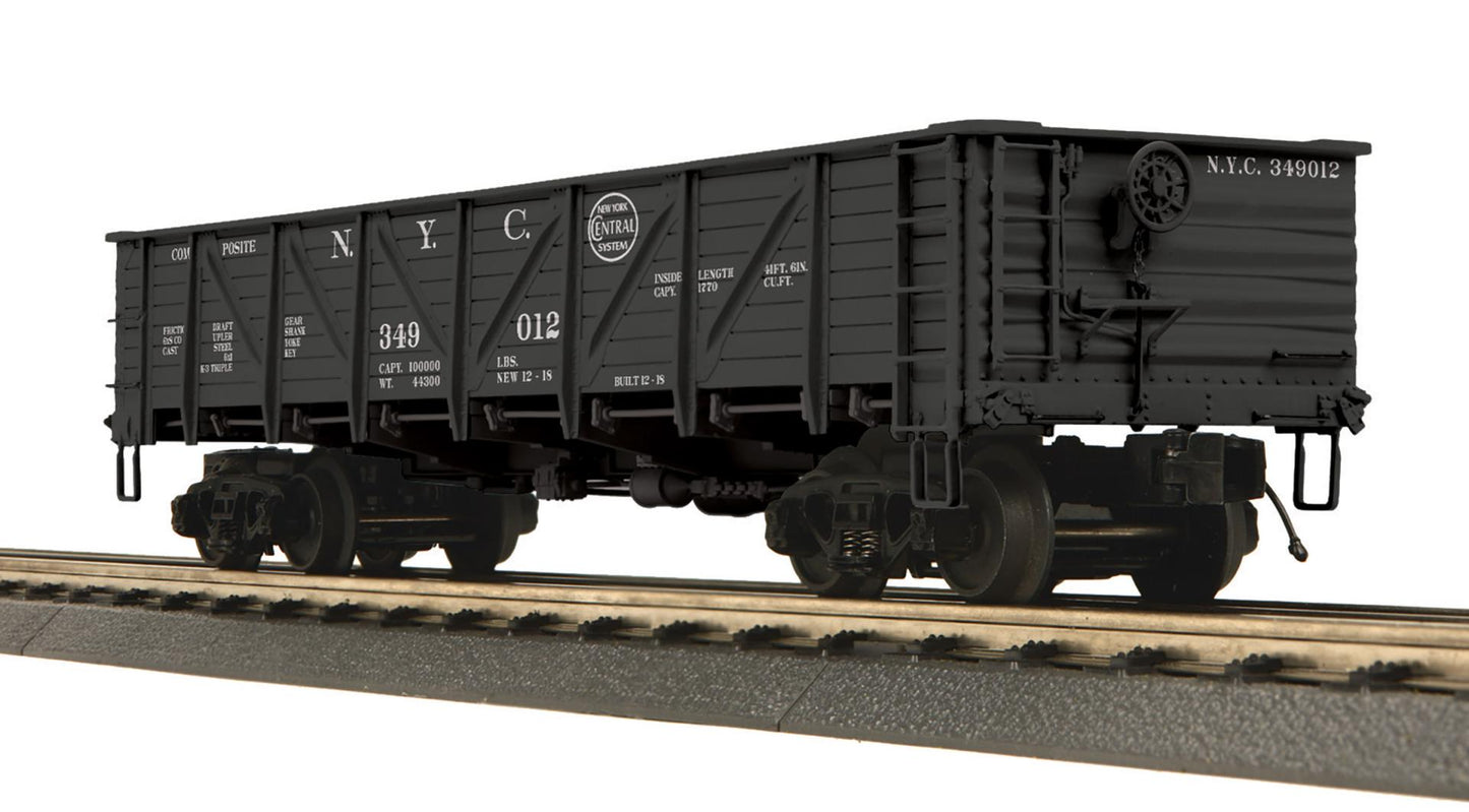 *PRE-ORDER* MTH Premier # 20-95963 O Scale New York Central 50 Ton Composite Drop Bottom Gondola Car Rd # 349012 - ETA 2027