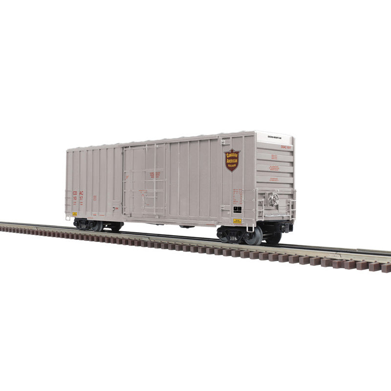 PRE-ORDER Atlas O Premier #3003113 50' Gunderson Box Car Canadian American Railroad Choose Rd # 1017 or 1029 (GRAY) - 3RL