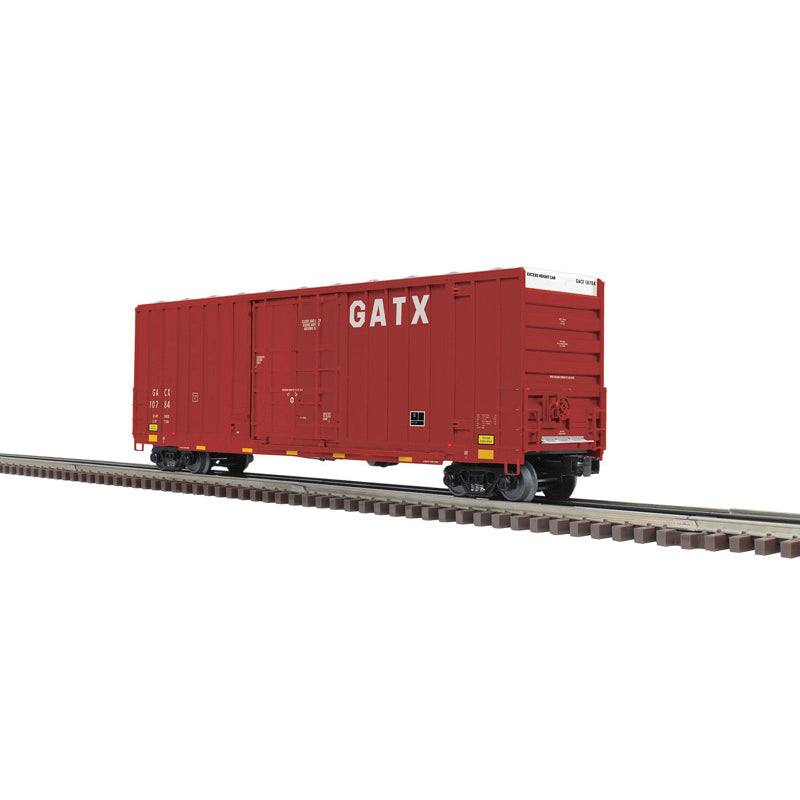 PRE-ORDER Atlas O Premier #3003117 50' Gunderson Box Car GATX Choose Rd # 10784 or 10794 (BROWN/WHITE) - 3RL