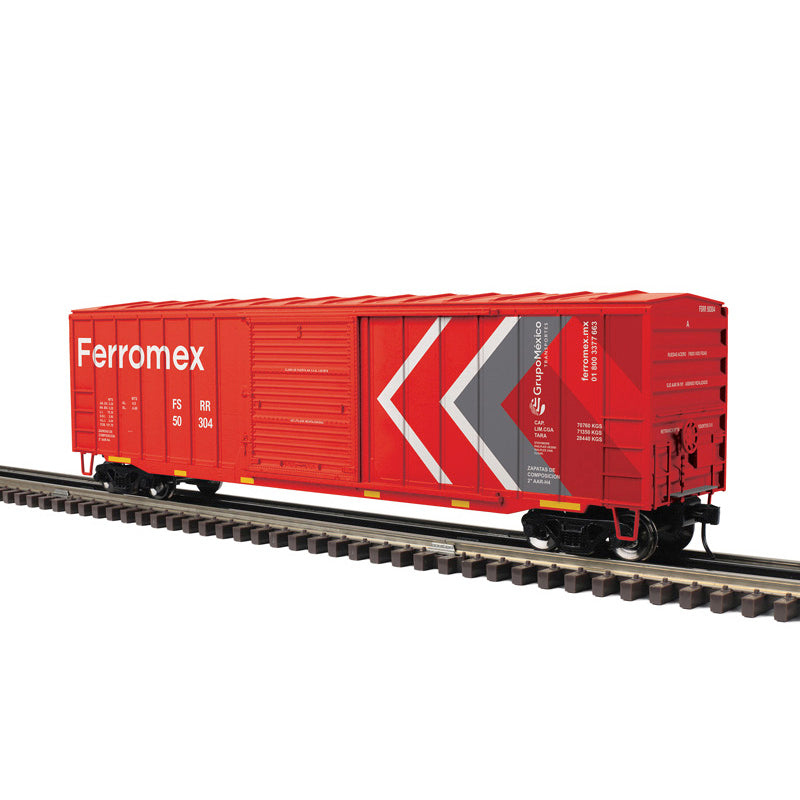 PRE-ORDER ATLAS O Trainman #2001333 50'6" BOX CAR FERROMEX (RED) Choose Rd # 50304 or 50369 (RED/GRAY/WHITE) - 3RL