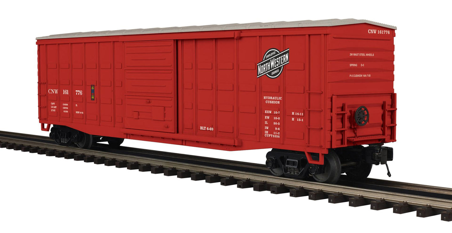 *PRE-ORDER* MTH # 20-99568 O Scale Premier Chicago North Western 50’ Waffle Box Car Rd # 161795 - ETA March 2027