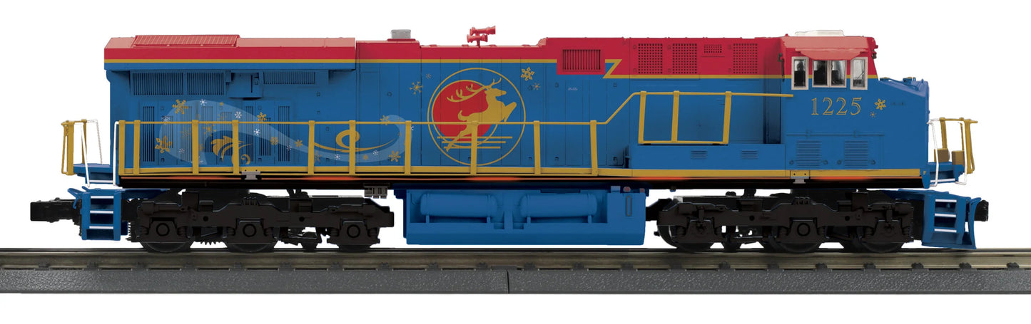 In Stock 2024 North Pole Version MTH Christmas RailKing ES44AC Imperial Diesel Engine With Proto-Sound 3.0