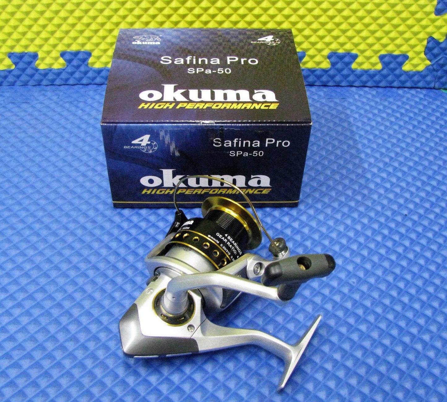 Okuma # SPA-50 Safina Pro Skirted Spool Fresh Water Spinning Reel Gear Ratio 4:5-1