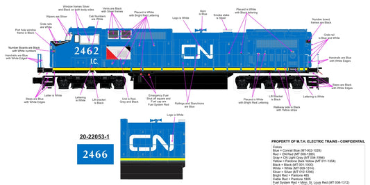 ( ETA January 2026 ) E-Z CATCH CUSTOM MTH DASH-8 PREMIER C/N BLUE DEVIL # 2462