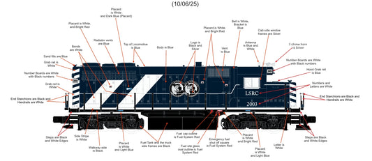 ( More Info. Coming Soon ) MTH PREMIER E-Z CATCH CUSTOM LAKE STATE GP-35 CAB # 2003