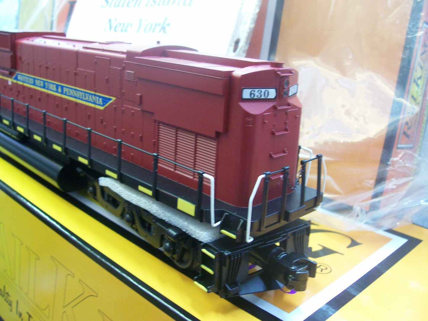 EXCLUSIVE CUSTOM RUN MTH WESTERN NEW YORK & PENNSY C-630 RAILKING ALCO DIESEL