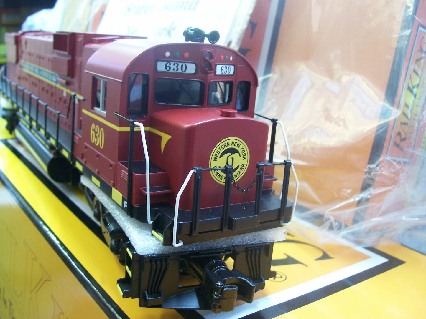 EXCLUSIVE CUSTOM RUN MTH WESTERN NEW YORK & PENNSY C-630 RAILKING ALCO DIESEL