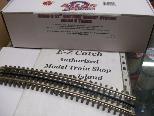 Atlas O # 6064 ( 0-63 COMPLETE CIRCLE OF 16 SECTIONS ) O Scale Solid Nickel Silver 3-Rail