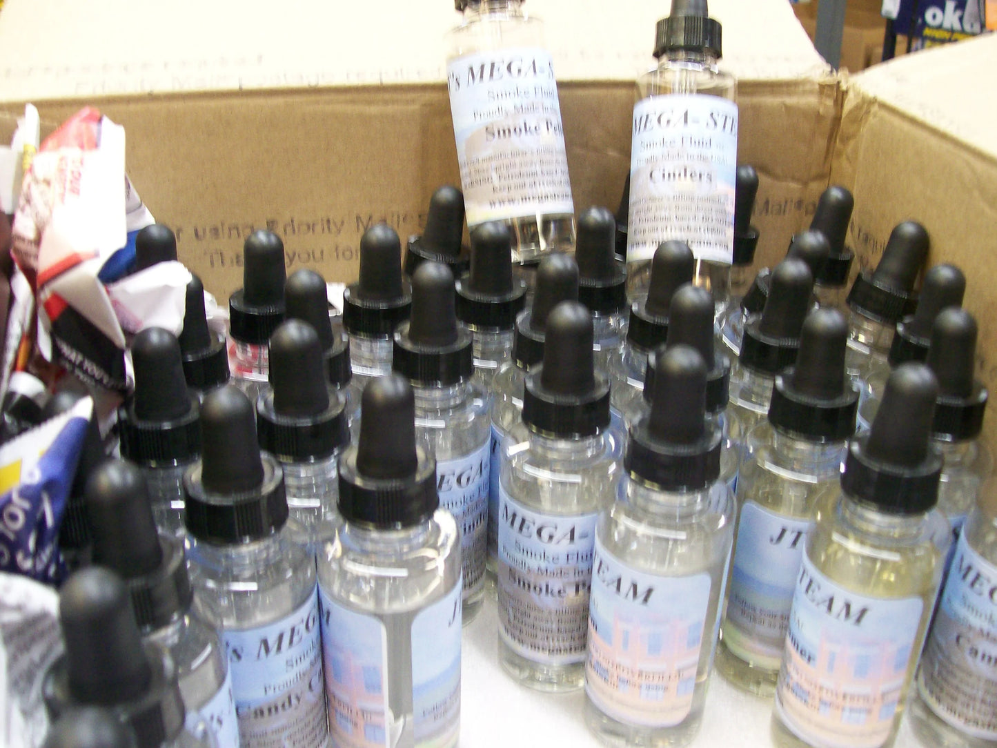 JT's Mega Steam Engine Smoke Fluid 2oz Dropper Bottle's ( Pick your Scent ) Sold Each