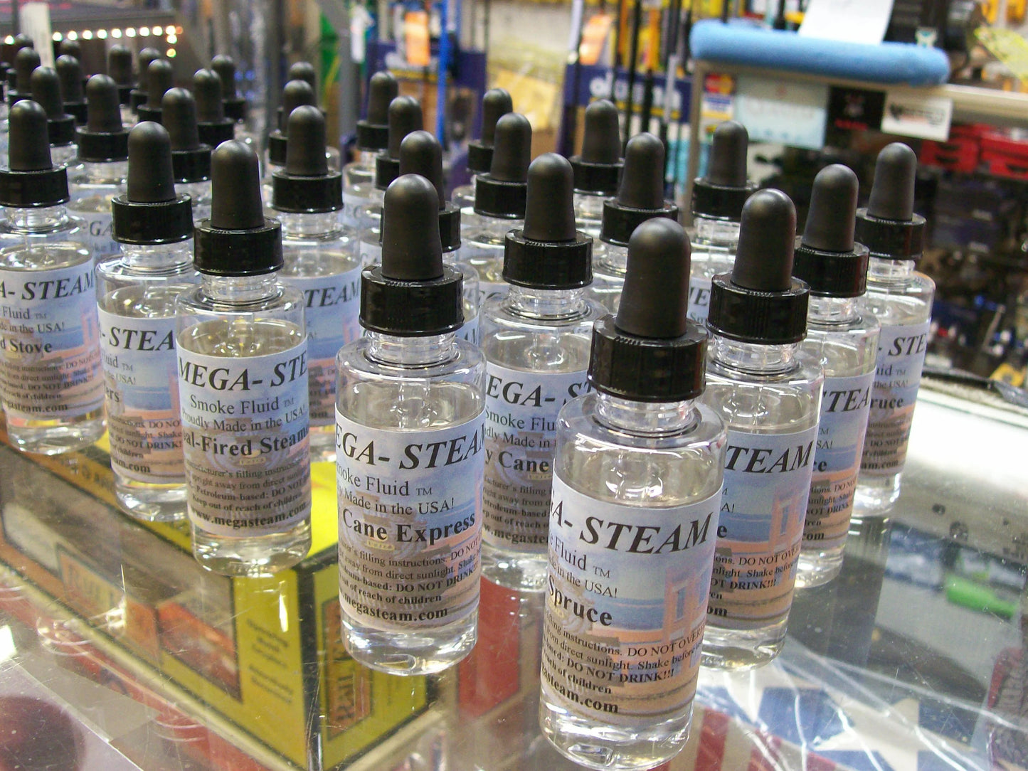 JT's Mega Steam Engine Smoke Fluid 2oz Dropper Bottle's ( Pick your Scent ) Sold Each