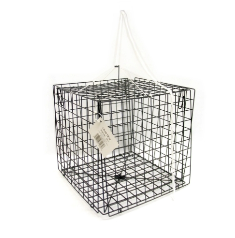 Eagle Claw Black Square 10" x 10" Crab Trap Box Style
