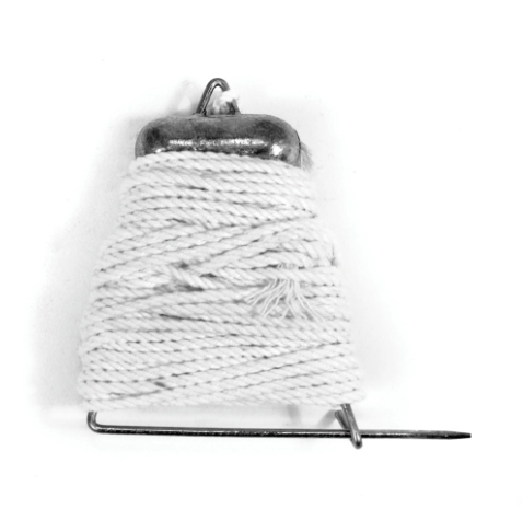 Eagle Claw 25 Foot Weighted White Crab Drop Line