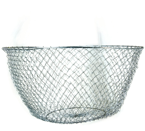 Eagle Claw  ( 12 Pack ) Two-Ring WIRE Mesh Round Crab Net Sold by the Dozen