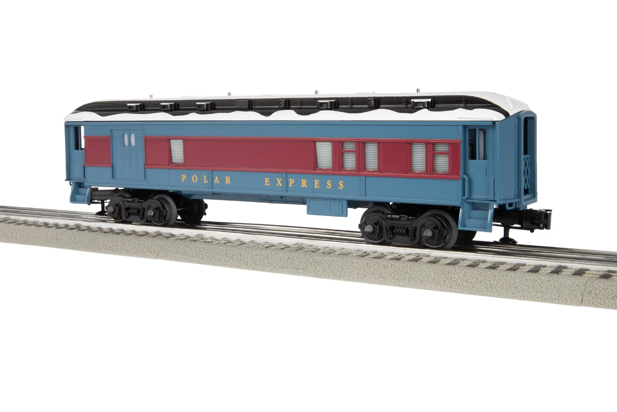Lionel # 6-84600 ( O Gauge ) The Polar Express Combination Car! with Snow Roof.