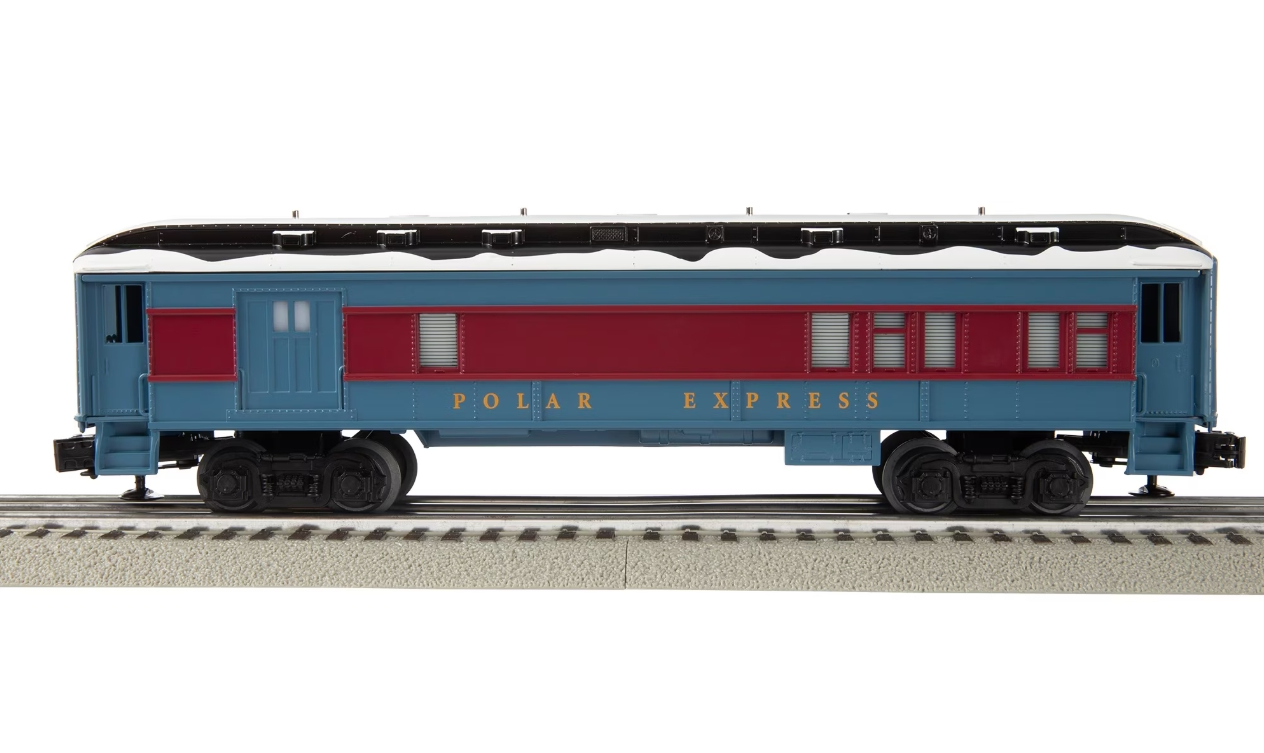 Lionel # 6-84600 ( O Gauge ) The Polar Express Combination Car! with Snow Roof.