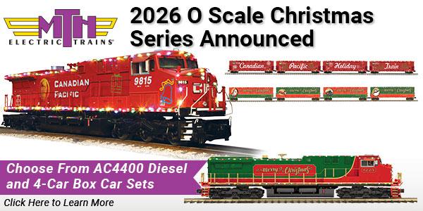 2026 MTH Premier O Scale Christmas Series