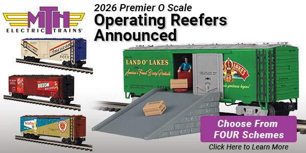 2027 MTH Premier O Scale Operating Reefer Cars