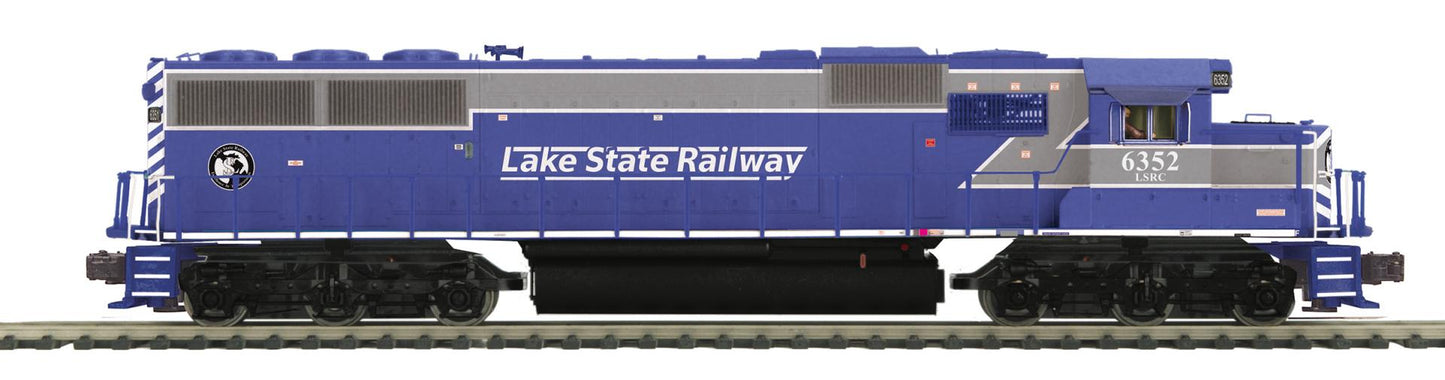 E-Z Catch Custom MTH Premier # 20-21921-1 Lake State Railway O Scale SD50 Diesel Engine Cab # 6352 w/Proto-Sound 3.0 (Hi-Rail Wheels)