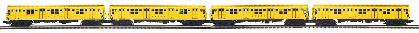 MTH Premier O Scale # 20-21944-1 Metropolitan Transportation Authority R9 4-Car Subway Set with Proto-Sound 3.0