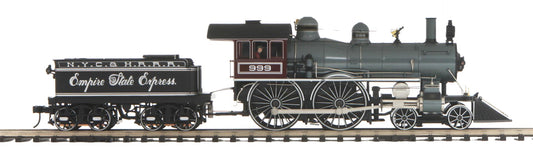 ETA EARLY 2026  MTH O Scale Premier # 20-30100-1 New York Central 4-4-0 Empire State Express Steam Engine w/Proto-Sound 3.0 (86” Hi-Rail Wheels)