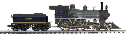 ETA EARLY 2026  MTH O Scale Premier # 20-30106-1 Baltimore & Ohio 4-4-0 American Steam Engine w/Proto-Sound 3.0 (86” Hi-Rail Wheels)