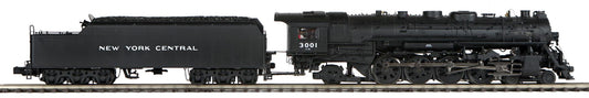 *Pre Order* ( ETA September 2026 ) MTH O Scale Premier # 20-30134-1 New York Central 4-8-2 L-3a Mohawk Steam Engine Cab # 3001 w/Proto-Sound 3.0 (Hi-Rail Wheels)