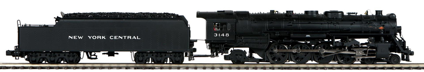 *Pre Order* ( ETA September 2026 ) MTH O Scale Premier # 20-30143-1 New York Central 4-8-2 L-4b Mohawk Steam Engine Cab # 3148 w/Proto-Sound 3.0 (Hi-Rail Wheels/Roller Bearing Side Rods)