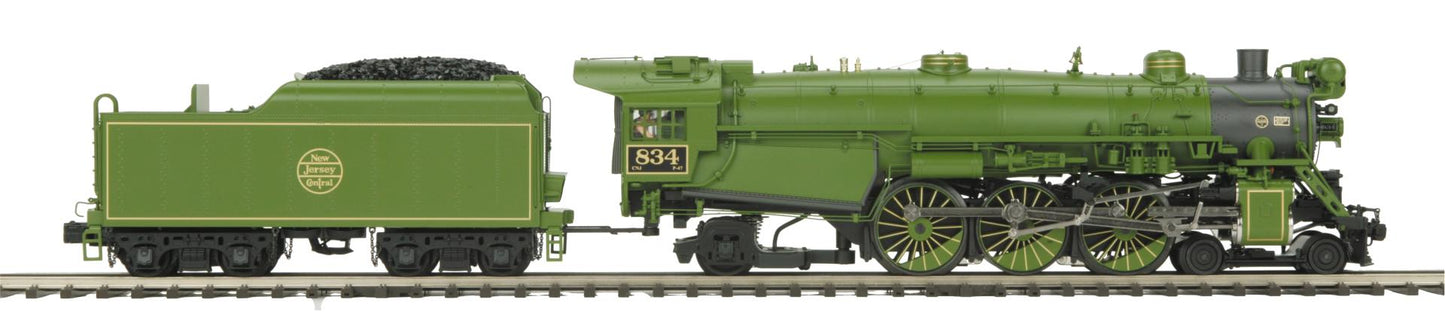 MTH Premier O Scale # 20-3924-1 Jersey Central 4-6-2 P47 Baldwin Pacific Steam Engine w/Proto-Sound 3.0