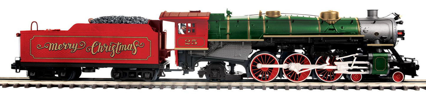 MTH Premier # 20-3979-1 Christmas O Scale 4-6-2 USRA Heavy Pacific Steam Engine w/Proto-Sound 3.0