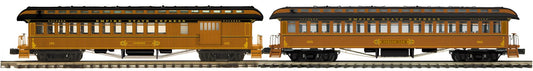 ETA EARLY 2026  MTH O Scale Premier # 20-62100 New York Central 2-Car 64’ Woodsided Passenger Add-On Set