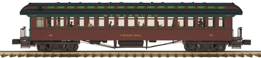 ETA EARLY 2026  MTH O Scale Premier # 20-62104 Strasburg 64’ Woodsided Coach Car