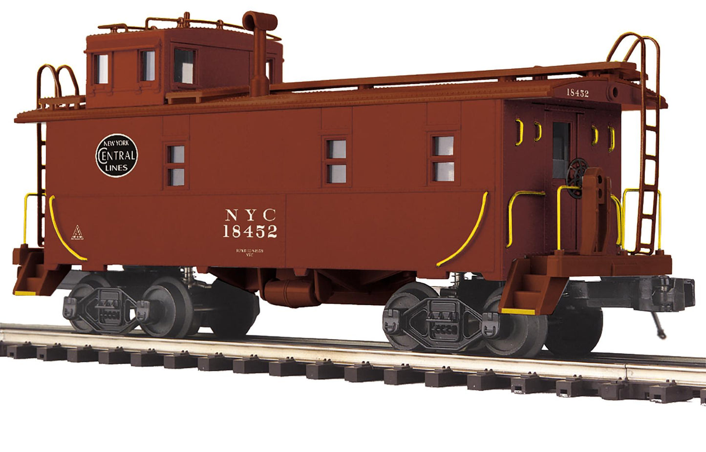 ( ETA JUNE 2026 ) MTH Premier O Scale New York Central Steel Caboose ( Choose from TWO DIFFERENT road numbers )