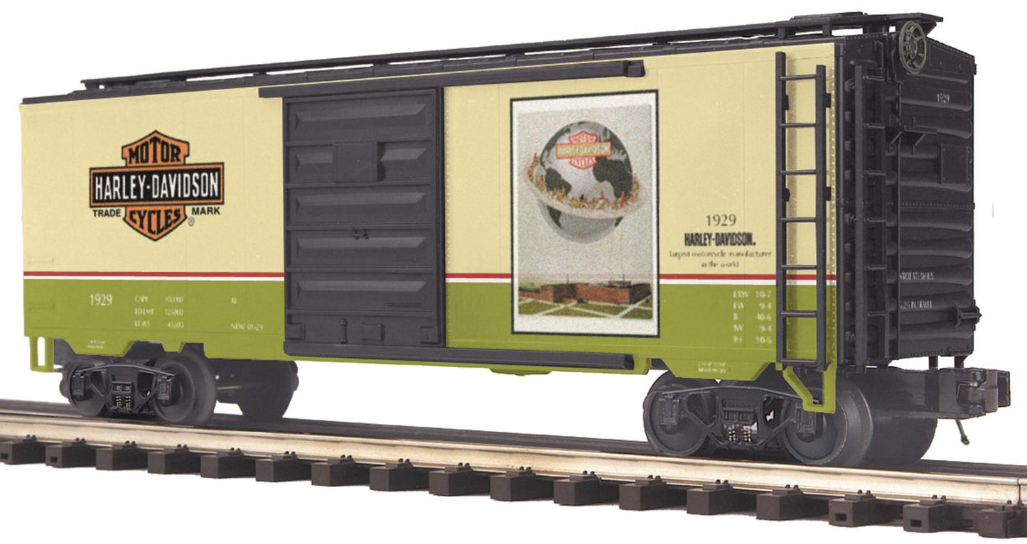 MTH # 20-93215 Harley-Davidson 40' Box Car