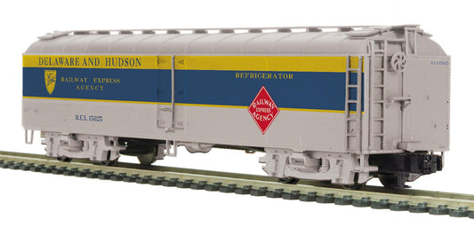 MTH Premier # 20-94755 Delaware & Hudson Rd # 15025 O Scale Premier R50B Express Reefer Car