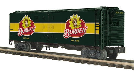 * Pre Order * ETA October 2026 MTH O Scale Premier # 20-94842 Borden's Milk 40’ Steel Sided Reefer Car