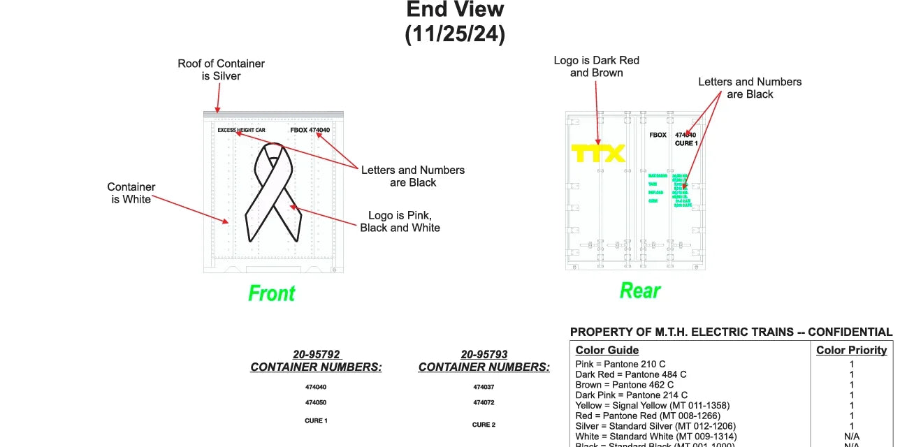 **** PLEASE NOTE *****ETA Summer 2025 ( E-Z Catch Custom Cancer Awareness Pink TTX Husky Stack w/ Two White Containers ( 20-95793 )