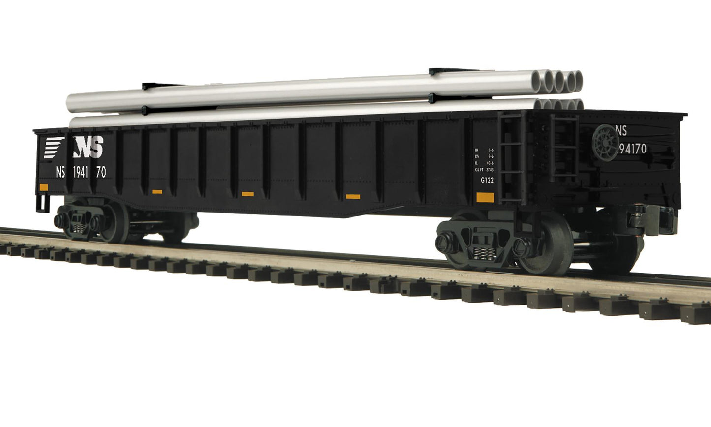 *Pre Order* ( ETA September 2026 ) MTH O Scale Premier # 20-95869 Norfolk Southern Gondola Car w/Pipe Load