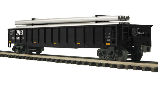 *Pre Order* ( ETA September 2026 ) MTH O Scale Premier # 20-95869 Norfolk Southern Gondola Car w/Pipe Load