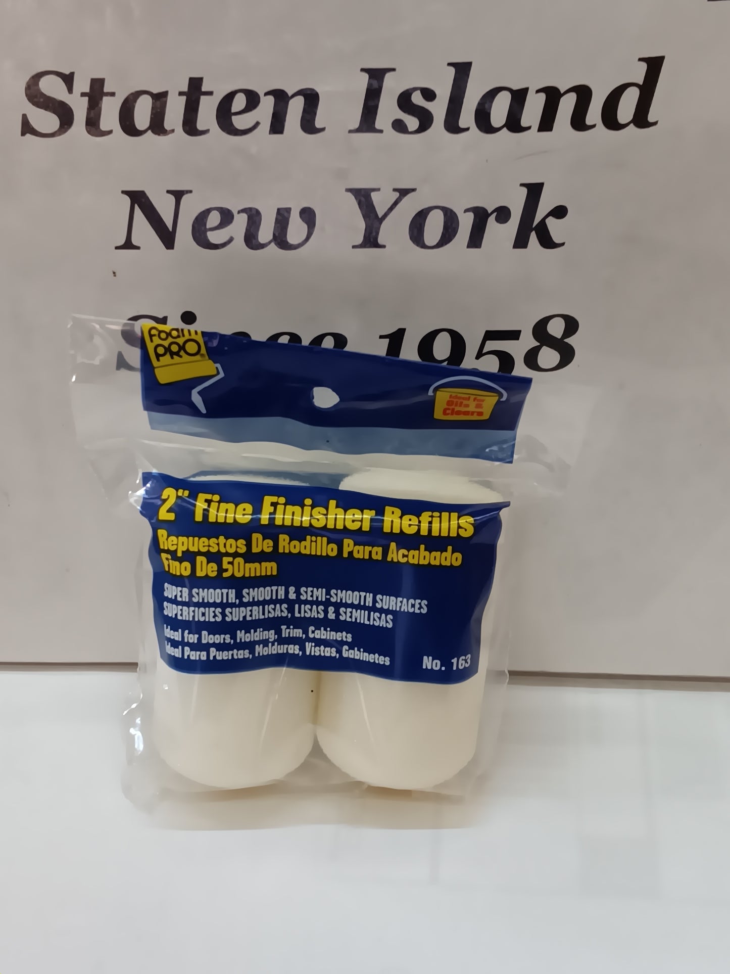 R & L Lines # 163 2" Fine Finish Replacement Rollers 2 Pack