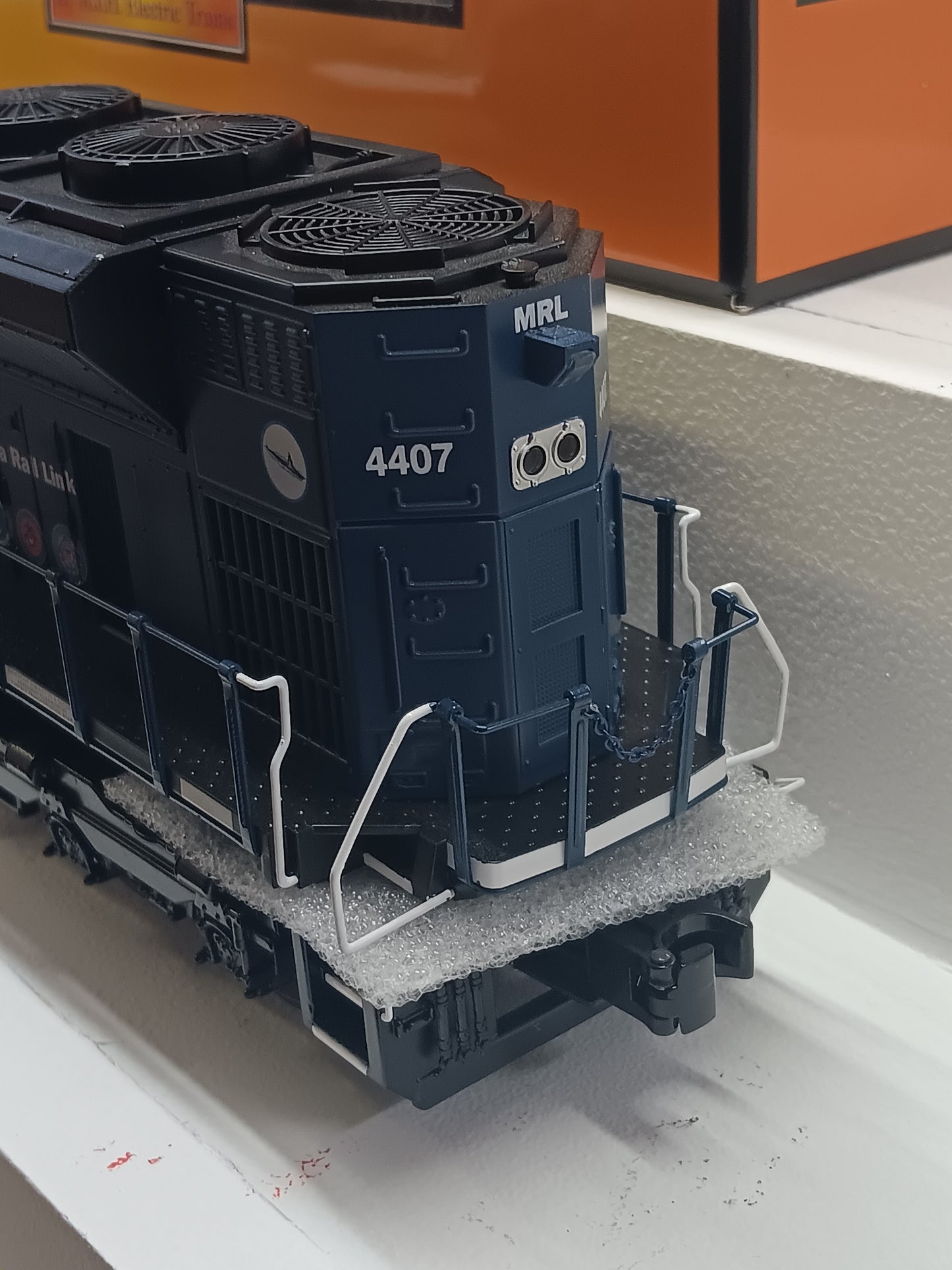 In stock MTH Railking # 30-20822-1 ( Montana Rail Link (Veterans) SD70-ACE & Caboose