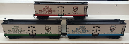 In Stock Exclusive 3-Pack ( Atlas O ) 40 Foot Saratoga Springs New York Summer Ale, Lager, and I.P.A. Beer Reefers